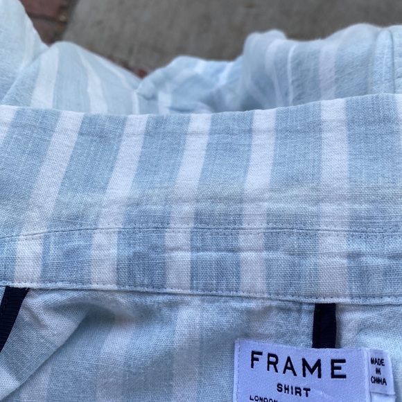 Frame 100% cotton lightweight blazer with great pockets and thin shoulder pads - Picture 15 of 16